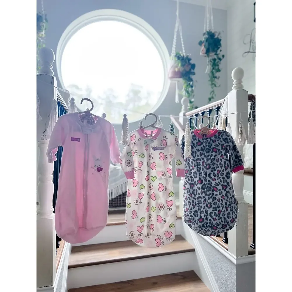 3 Cozy Fleece Swaddle Sack Sleepers 0-9mths